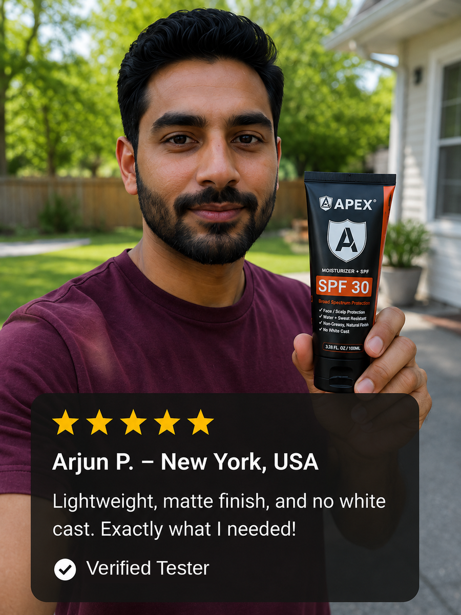 Arjun P., New York — lightweight, matte finish, and no white cast. Exactly what I needed.